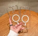 Crystal Clear MagSafe Wireless Charging Hard PC Case – Samsung